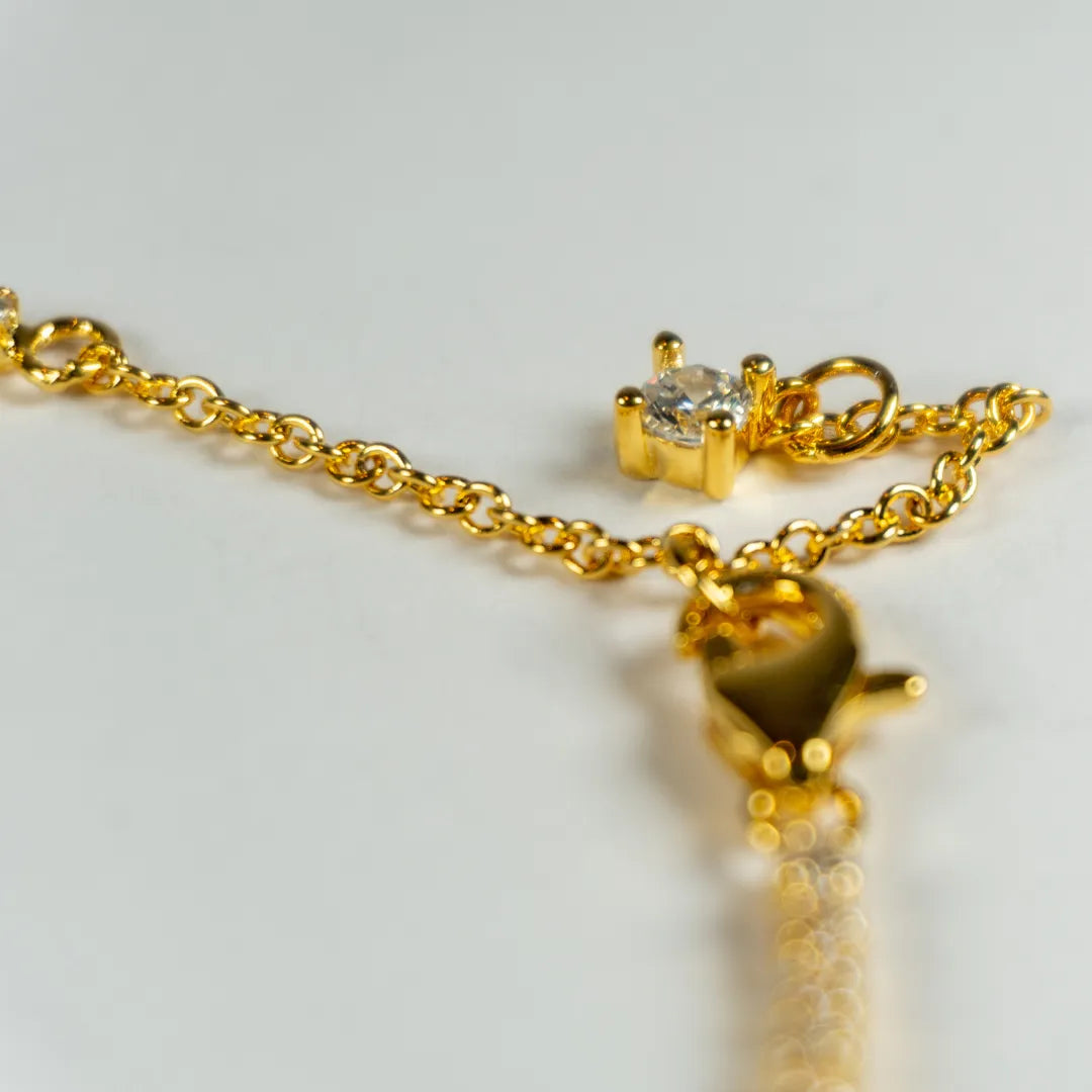 Pandora Timeless Teniska Narukvica Sparkling Halo – 14k Pozlata