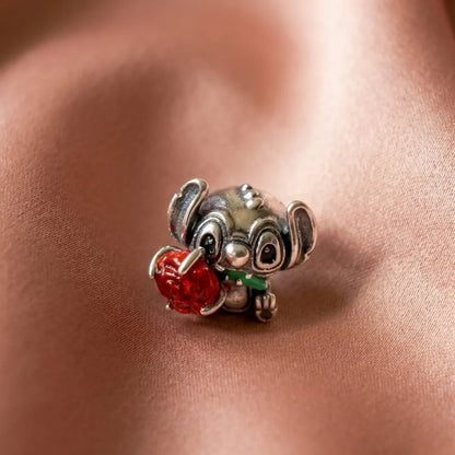 Pandora Disney Stitch Privjesak s Buketom Ruža – Srebro 925