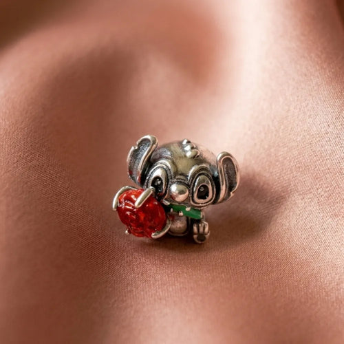 Pandora Disney Stitch Privjesak s Buketom Ruža – Srebro 925