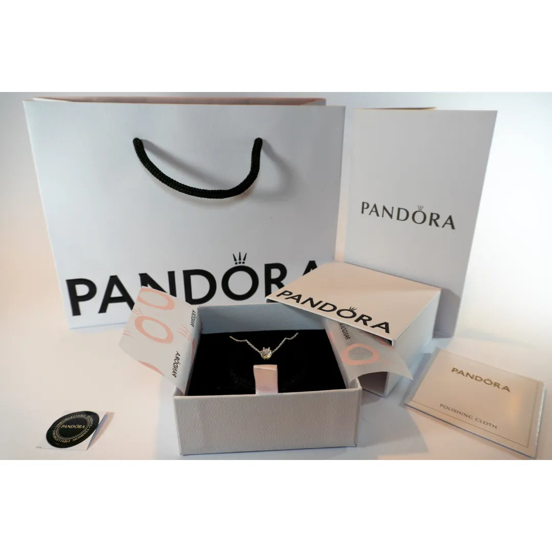 Pandora Timeless Ogrlica Dva Srca – Srebro 925