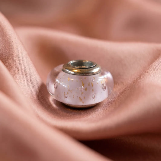 Pre-loved Pandora Privjesak Ružičasto Murano Staklo – Srebro 925