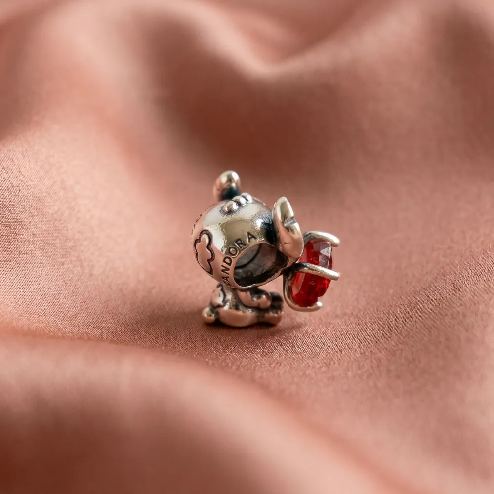 Pandora Disney Stitch Privjesak s Buketom Ruža – Srebro 925
