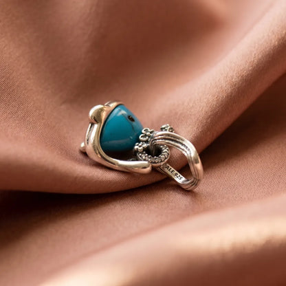 Pre-loved Pandora Viseći Privjesak Tirkizni Kit – Srebro 925