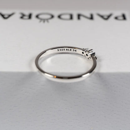 Pandora Prsten Tri Sjajna Cirkona – Srebro 925