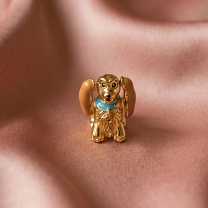 Pandora Disney Lady – Zlatna Figurica – Dama i Skitnica – 14k Pozlata