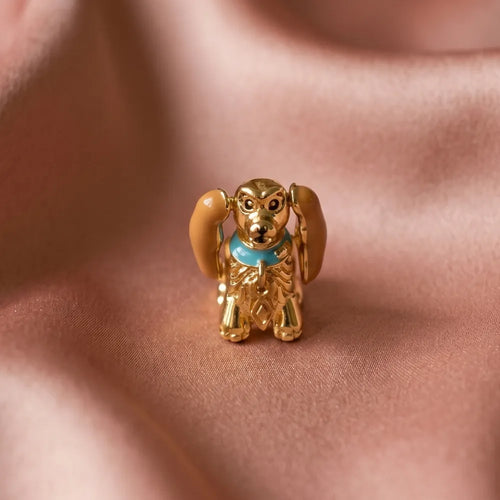 Pandora Disney Lady – Zlatna Figurica – Dama i Skitnica – 14k Pozlata