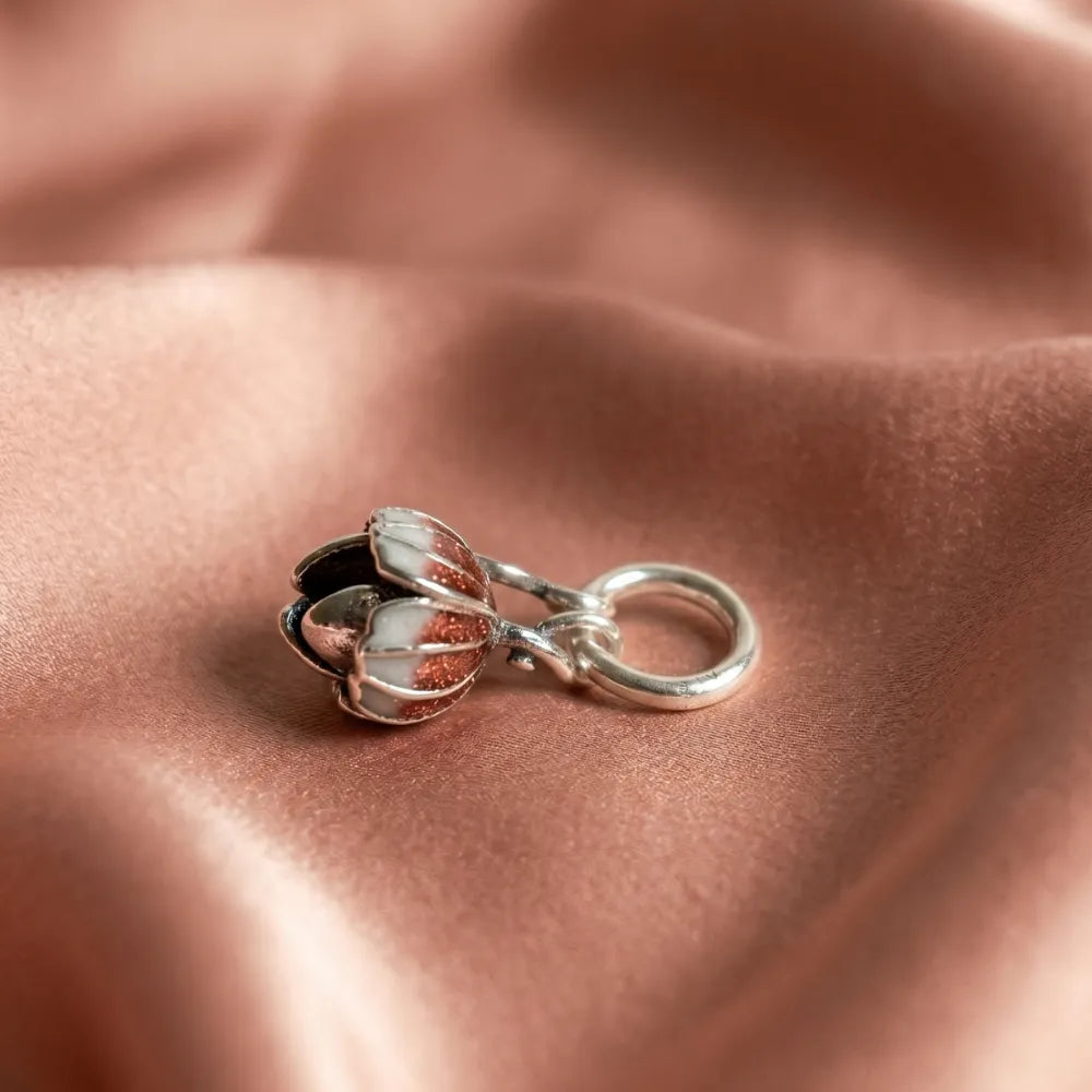 Pandora Viseći Privjesak Magnolija – Ružičasta Enamel – Srebro 925