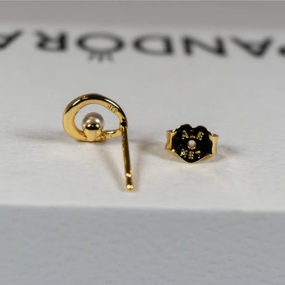 Pandora Essence Naušnice sa Biserom – 14k Pozlata