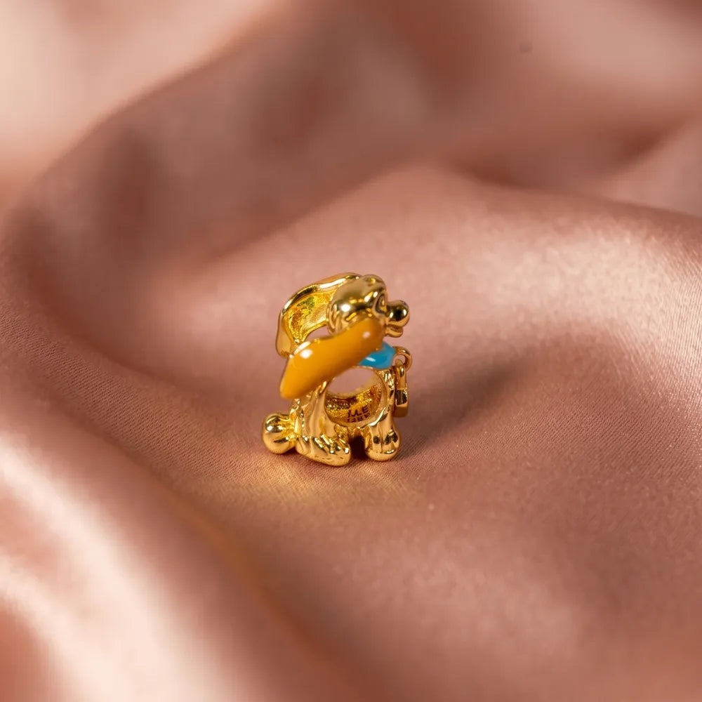Pandora Disney Lady – Zlatna Figurica – Dama i Skitnica – 14k Pozlata