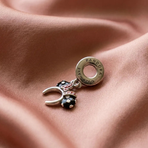 Pandora Disney Minnie Mouse Viseći Privjesak Uši s Mašnom – Srebro 925