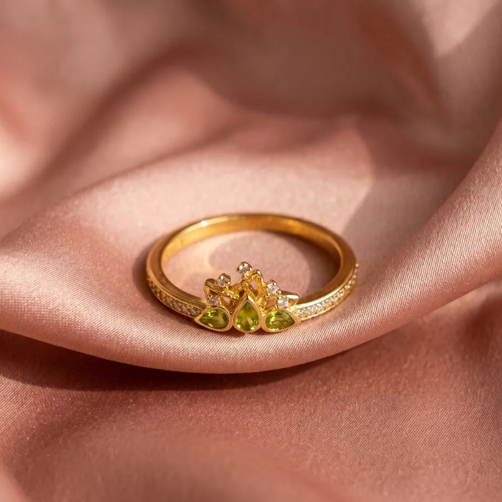 Pandora Disney Princess Tiana Prsten Tijara – 14k Pozlata