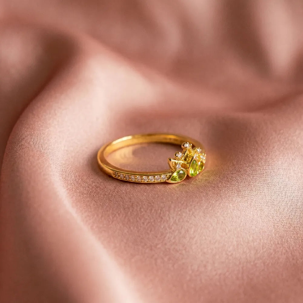Pandora Disney Princess Tiana Prsten Tijara – 14k Pozlata