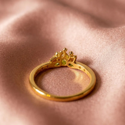 Pandora Disney Princess Tiana Prsten Tijara – 14k Pozlata