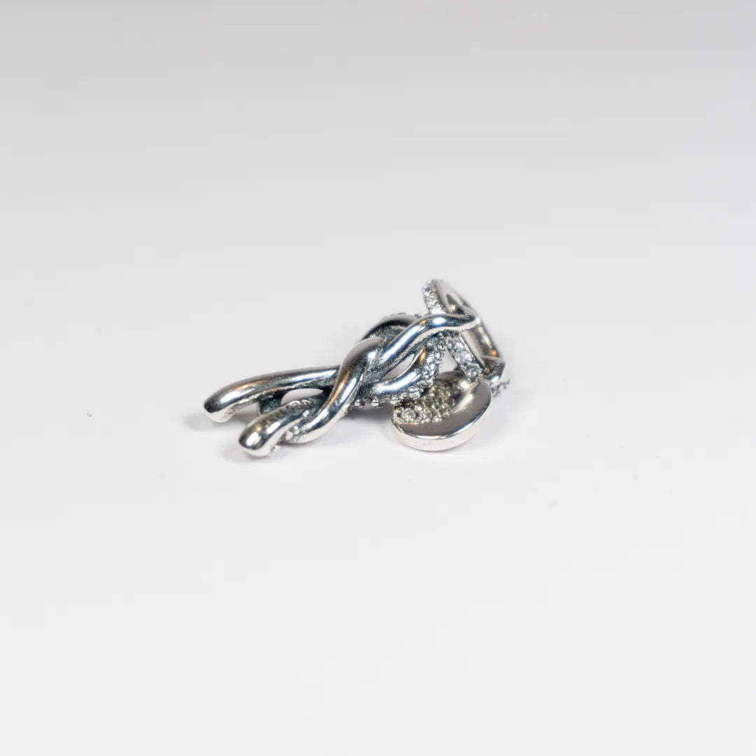 Pandora Viseći Privjesak Pavé Infinity Knot – Čvor Beskonačnosti – Srebro 925