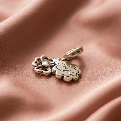 Pandora Viseći Privjesak Djetelina Prijateljstva – Lucky to Have You – Srebro 925