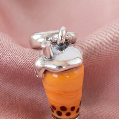 Pre-loved Viseći Privjesak Bubble Tea, Murano Staklo i Srebro 925