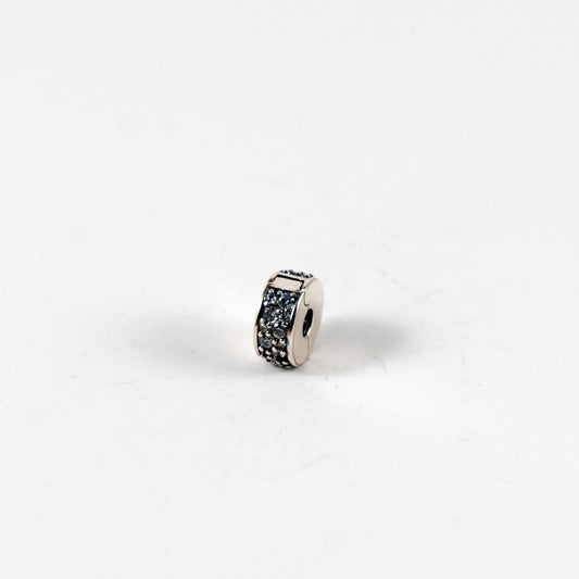 Pre-loved Kopča Privjesak Clear Pavé, Srebro 925