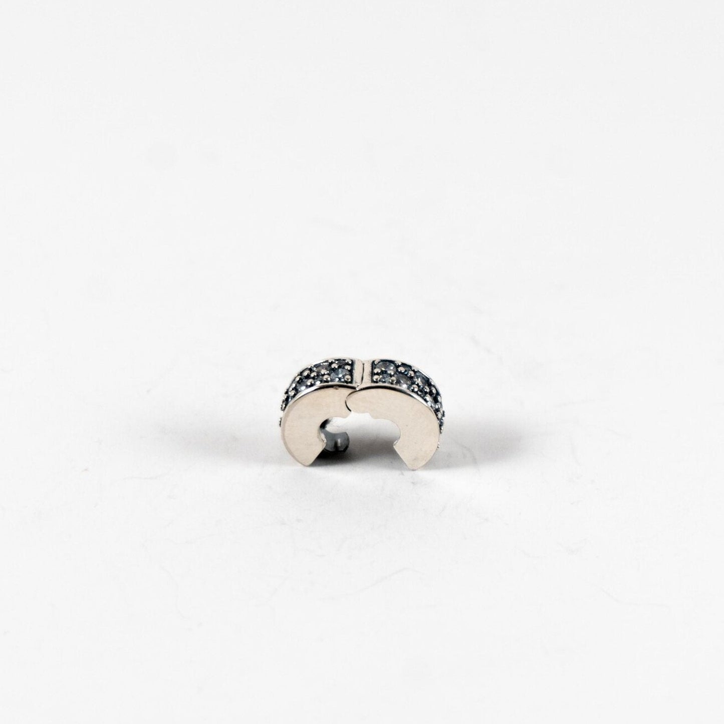 Pre-loved Kopča Privjesak Clear Pavé, Srebro 925