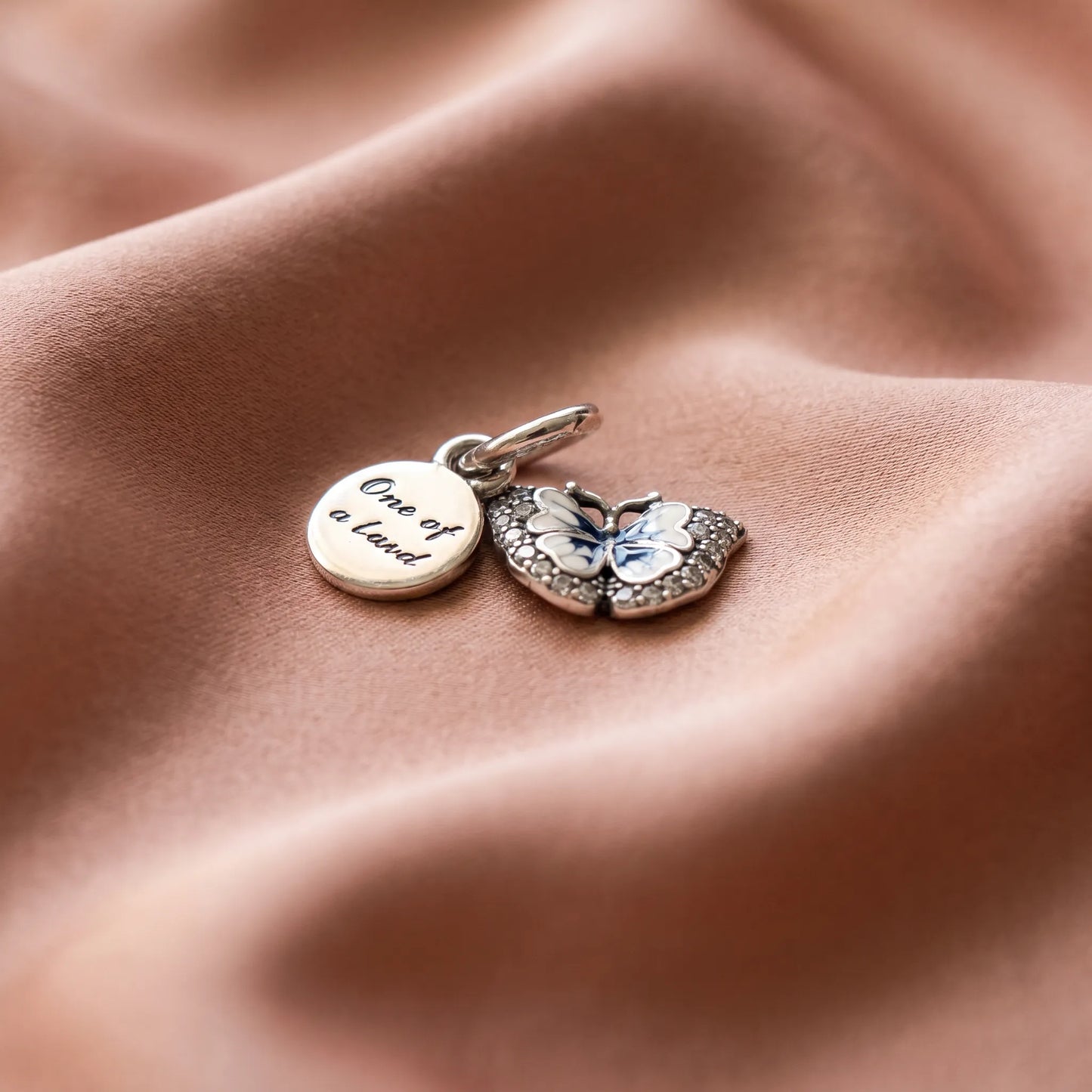 Pandora Viseći Privjesak Plavi Leptir – One of a Kind – Srebro 925