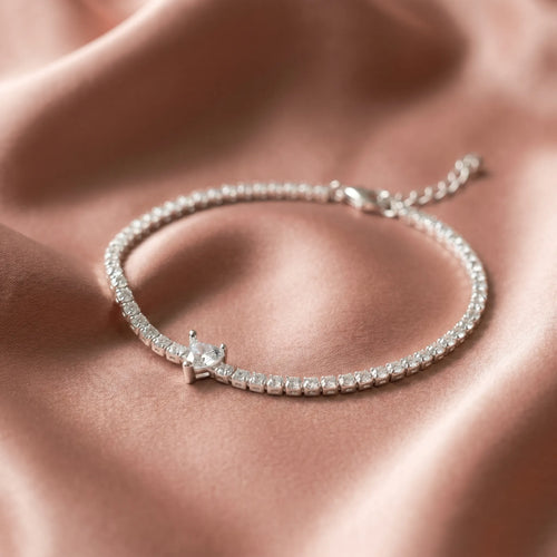 Pandora Timeless Teniska Narukvica Sparkling Heart – Srebro 925