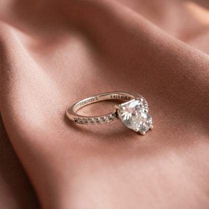 Pandora Timeless Prsten Dva Srca – Srebro 925