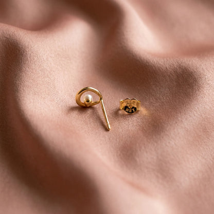 Pandora Essence Naušnice sa Biserom – 14k Pozlata